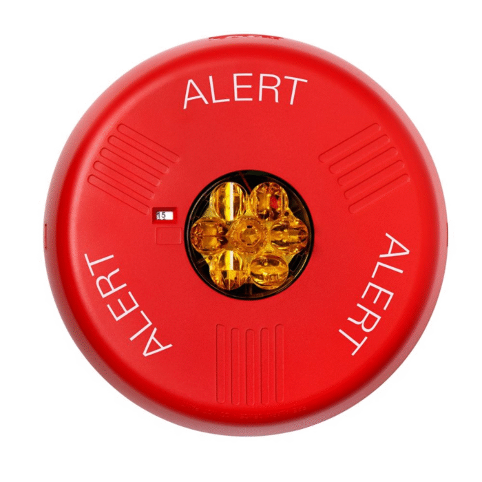 Eluxa strobe LED ceiling red ALERT amber lens – newwavesoundalerts.com