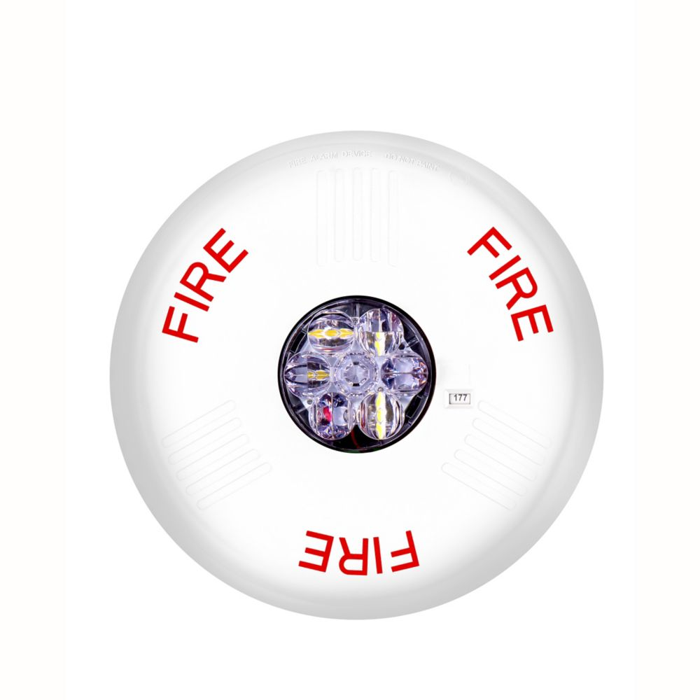 ELSTWC-C Eluxa strobe LED ceiling white FIRE clear lens - Image 1